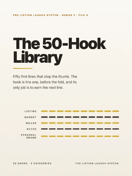 The 50-Hook Library — cover