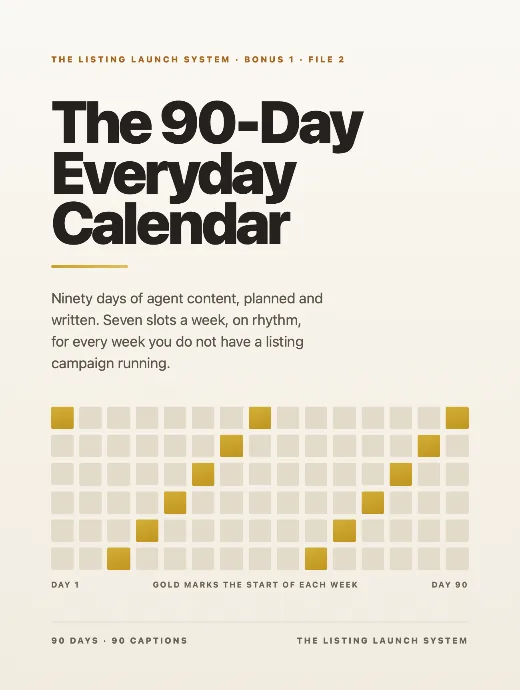 The 90-Day Everyday Calendar — cover
